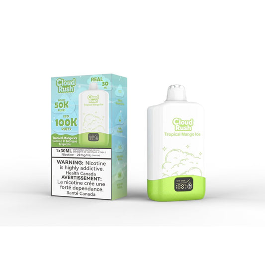 Cloud Rush 100K Disposable Vape tropicalmangoice