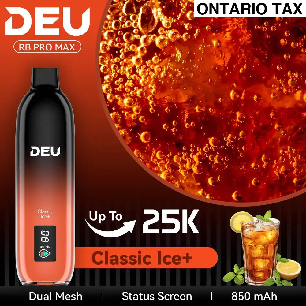 DEU RB PRO MAX+ 25K Disposable Vape