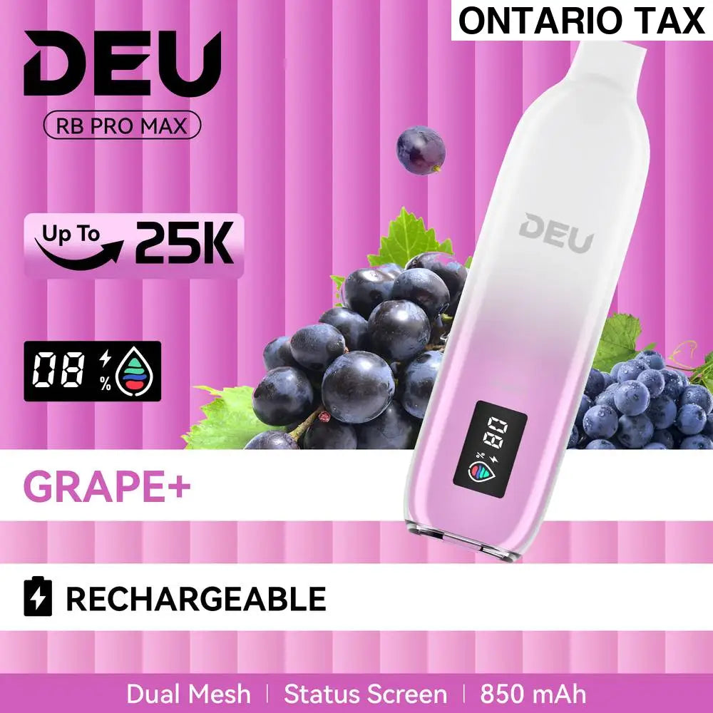 DEU RB PRO MAX+ 25K Disposable Vape