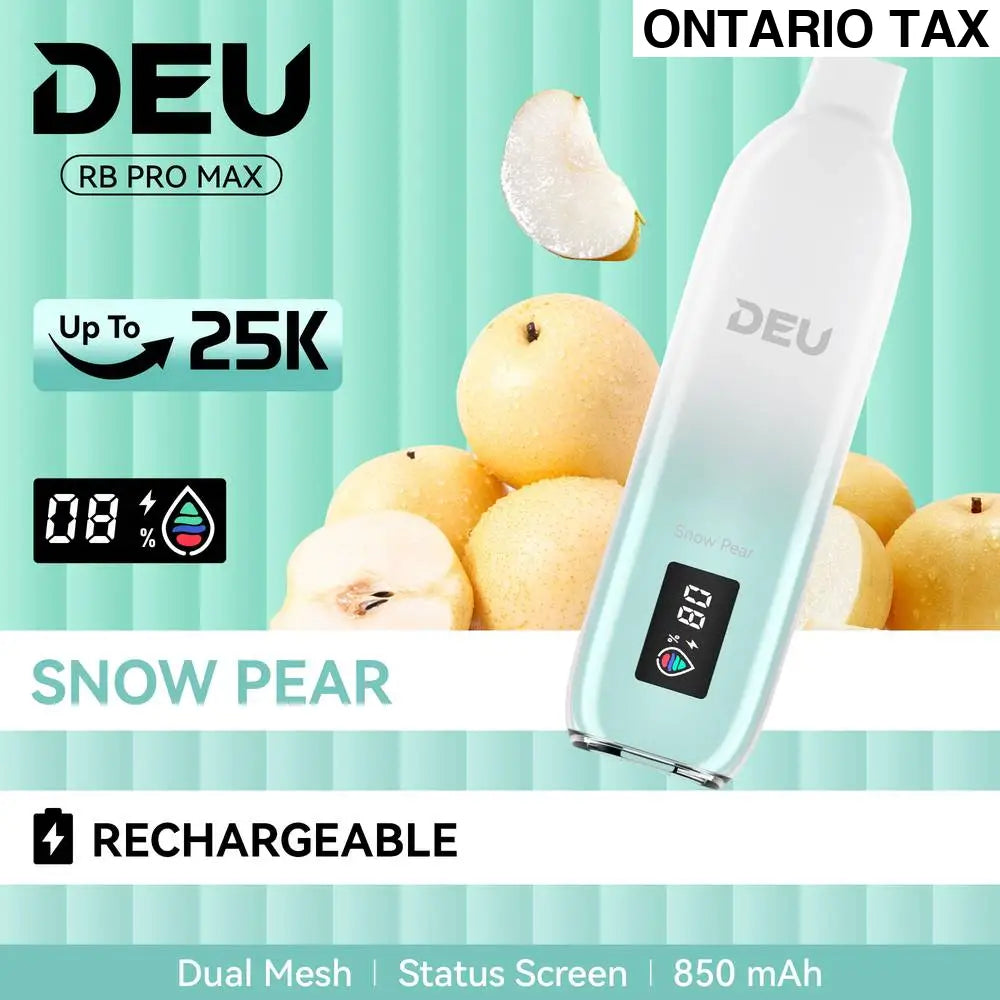 DEU RB PRO MAX+ 25K Disposable Vape