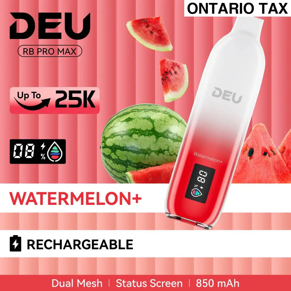 DEU RB PRO MAX+ 25K Disposable Vape
