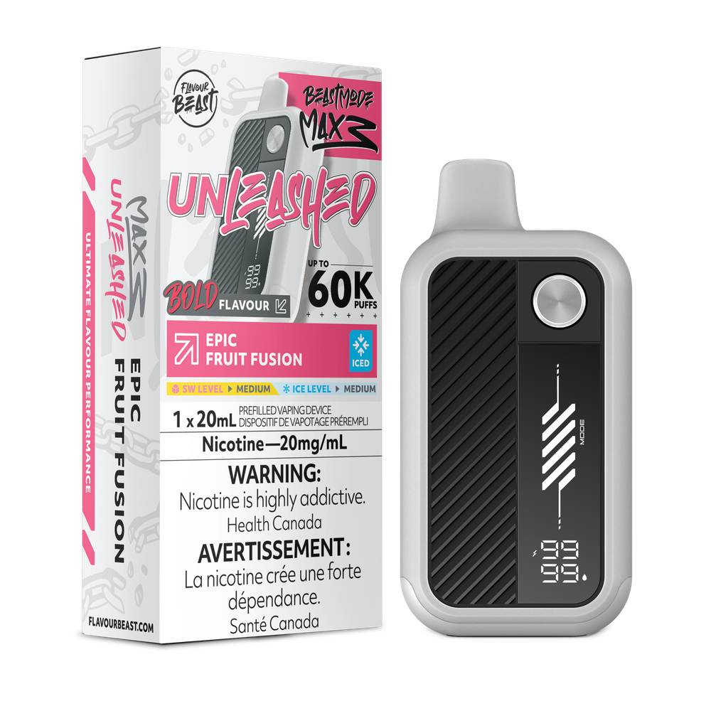 Flavour Beast UNLEASHED MAX 3 60K Disposable Vape - Epic Fruit Fusion