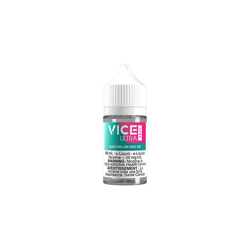 VICE Ultra Salt Nicotine Salt E-Liquid 30mL – Razz Melon Rizz Ice