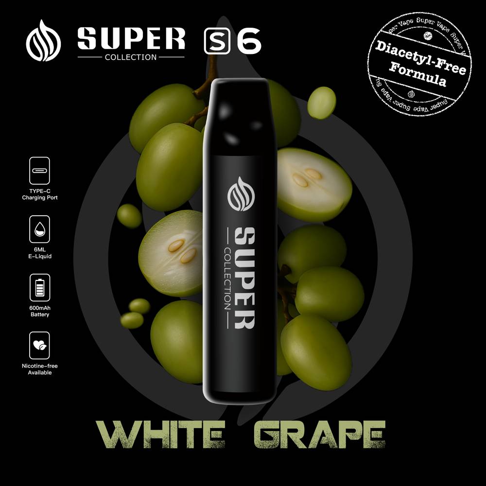 S6whitegrape-Super Vape Store Vape Coolection