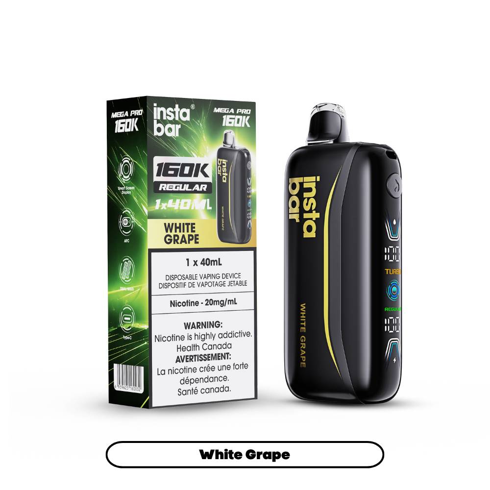 insta bar vape review Mega Pro 160K Disposable Color Option/ColorShift:White Buy HQD Cuvie Plus BRANDS. BRANDS: VAPORESSO