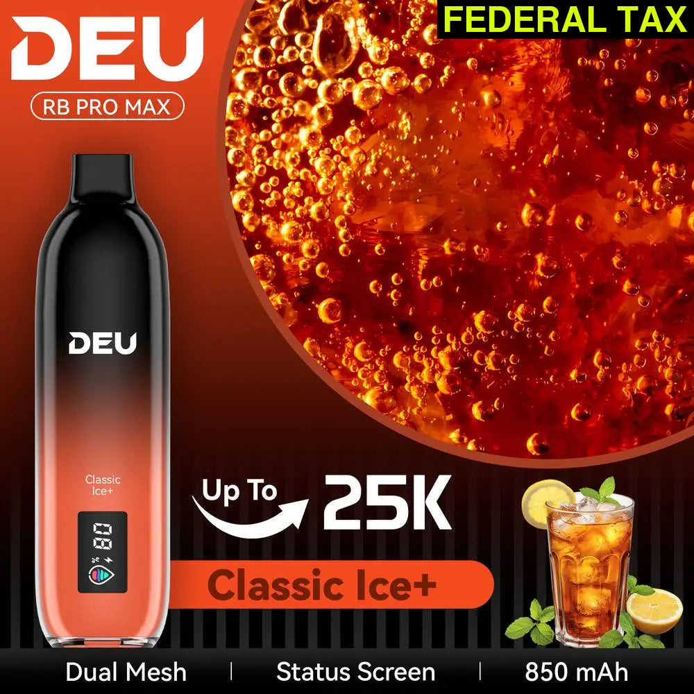 DEU RB PRO MAX + Experience the peak of taste evolution Classic Ice +