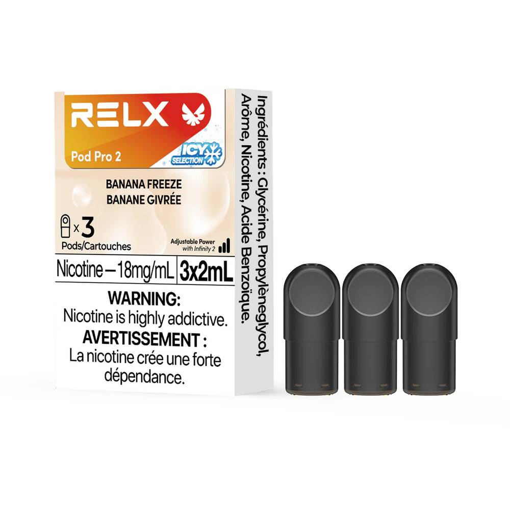 RELX Infinity 2 Pro Pods (3-Pack) 1.8% Nicotine Strength Super Vape RELX Infinity 2 Pro Pods (3-Pack) 1.8% Nicotine Strength Super Vape