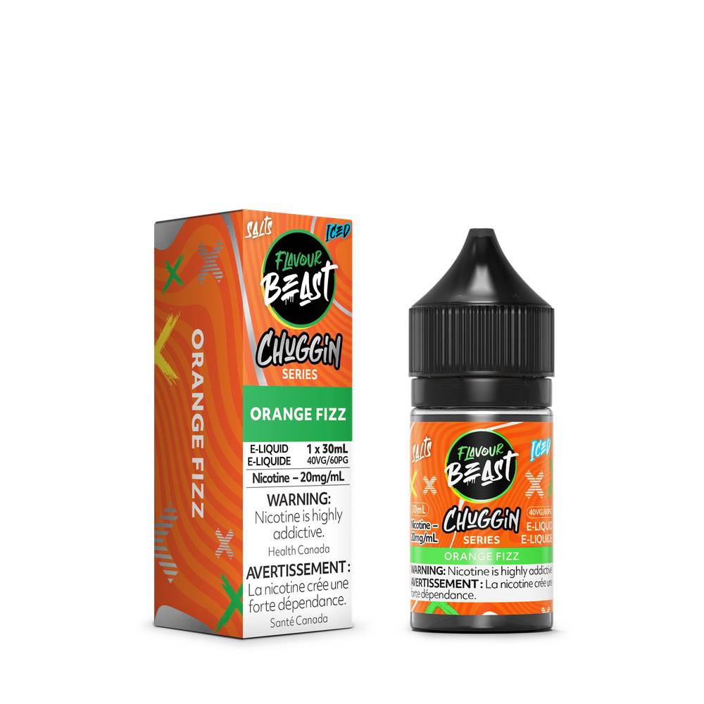 Flavour Beast Chuggin' Iced Nicotine Salt E-Juice 20 mg/mL 30 mL Bottles Super Vape Flavour Beast Chuggin' Iced Nicotine Salt E-Juice 20 mg/mL 30 mL Bottles Super Vape