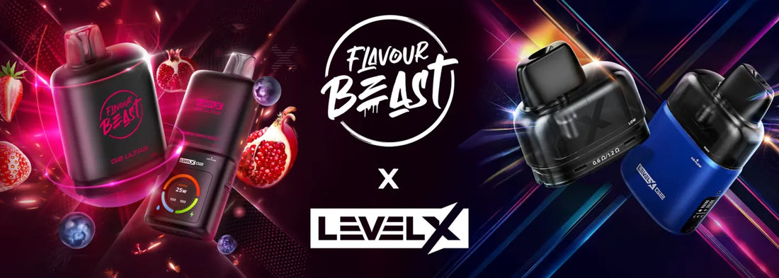 Flavour Beast x Level X Closed Pod System Features and Comparison