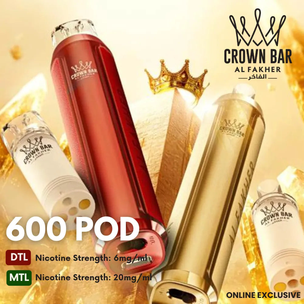 AL FAHKER CROWN BAR AF 600 VAPE POD