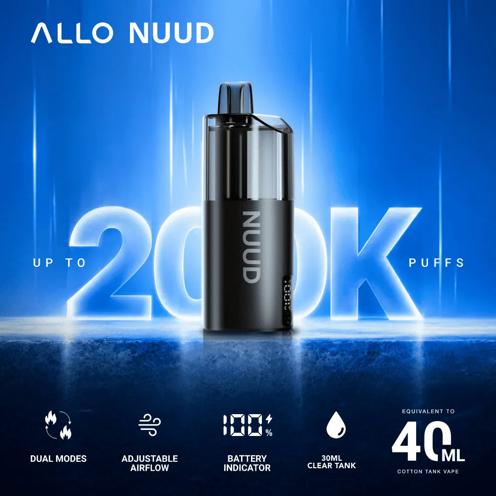 Allo Nuud 200k Disposable Vape Banner