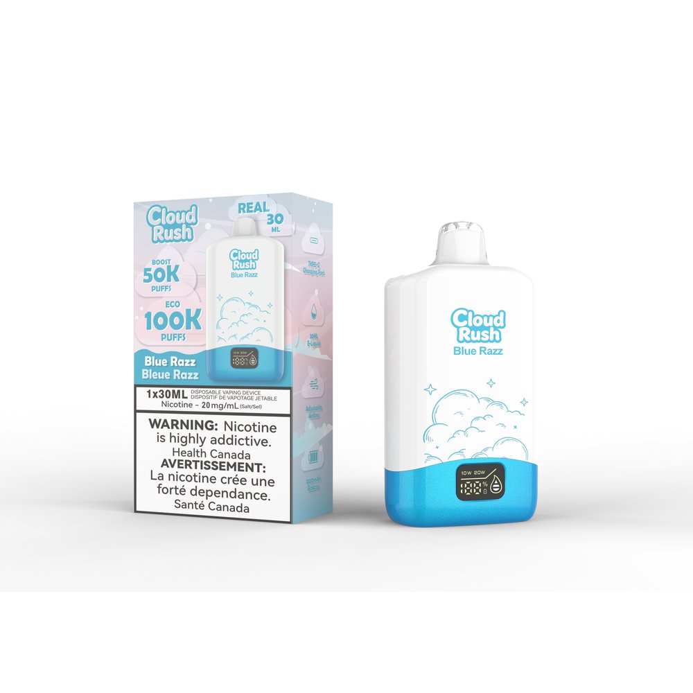 Cloud Rush 100K Disposable Vape bluerazz