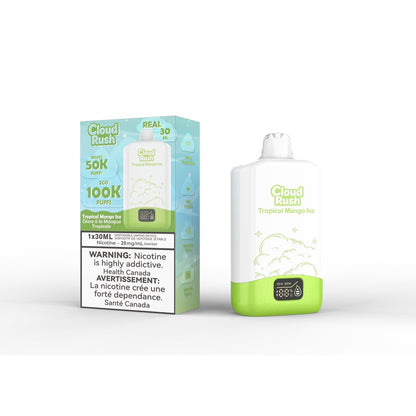 Cloud Rush 100K Disposable Vape tropicalmangoice