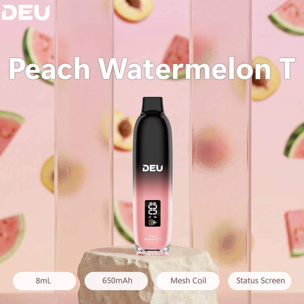 DEU 8 mL Disposable Vape | Digital Display & Variety of Fruity Iced Tea Flavors Super Vape DEU 8 mL Disposable Vape | Digital Display & Variety of Fruity Iced Tea Flavors Super Vape