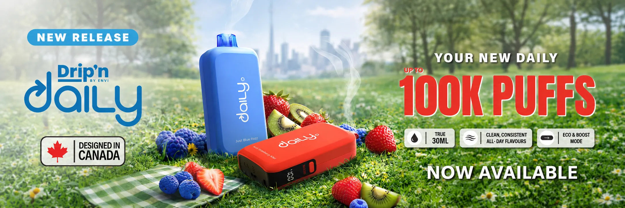 Drip'n by ENVI daily 100K Disposable Vape