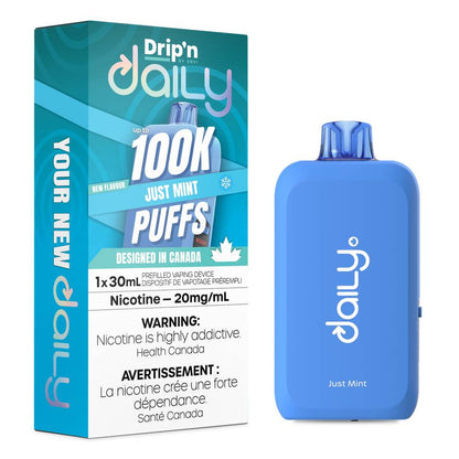 Drip'n Daily 100K Just Mint Disposable Vape