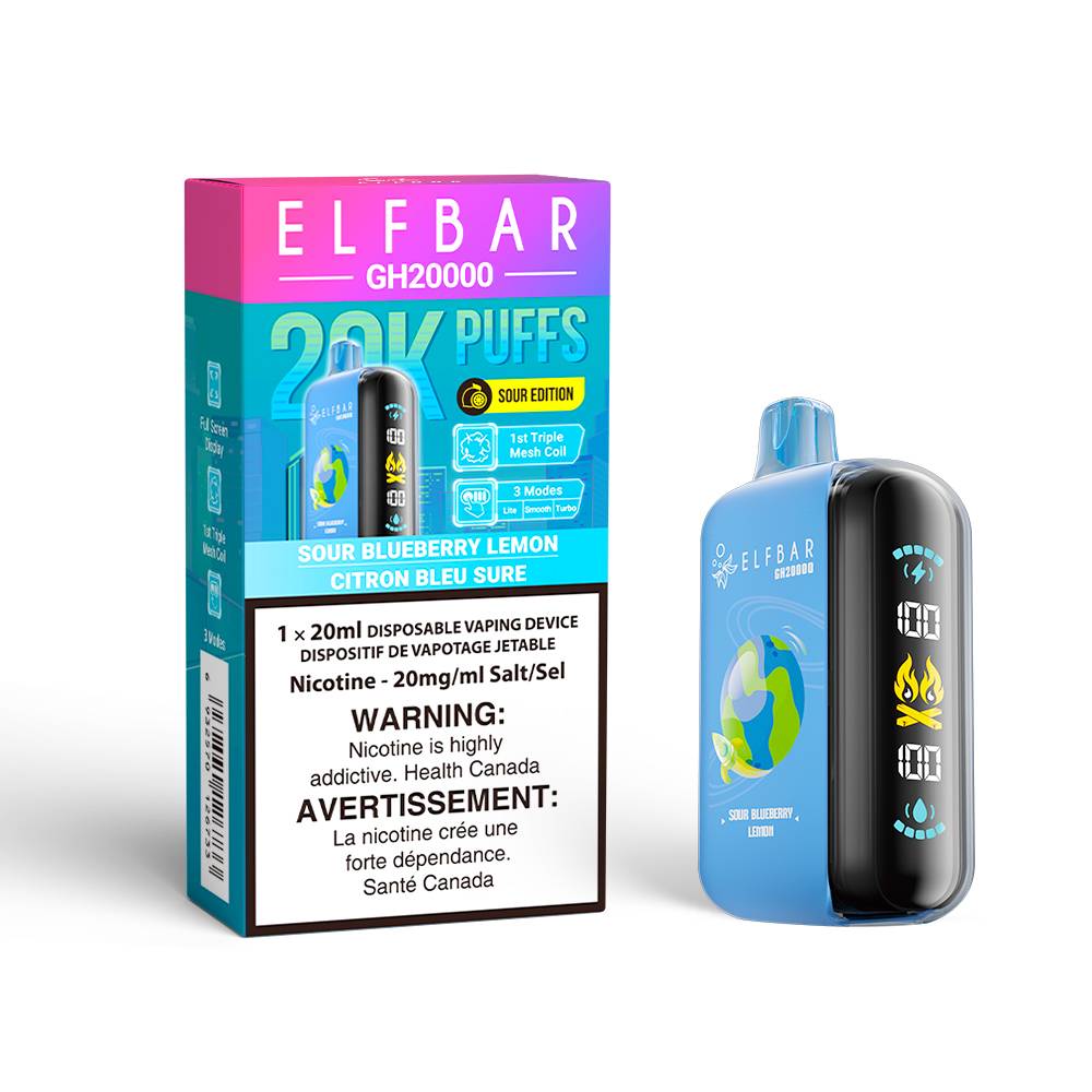 Elf Bar GH20000 Disposable Vape 20,000 Puffs, 20mL E-Liquid, Triple Mesh Coil Super Vape Elf Bar GH20000 Disposable Vape 20,000 Puffs, 20mL E-Liquid, Triple Mesh Coil Super Vape