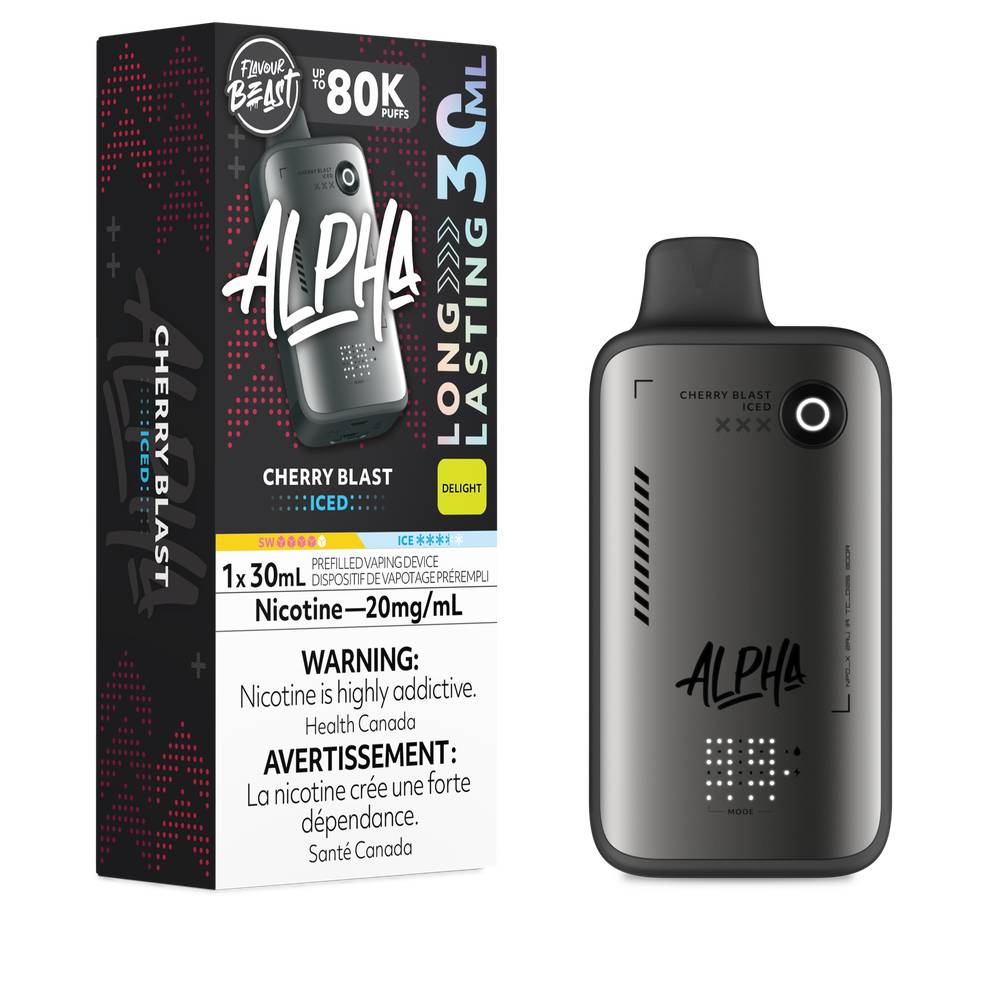 Flavour Beast Alpha 80K Disposable Vape Cherry Blast Iced