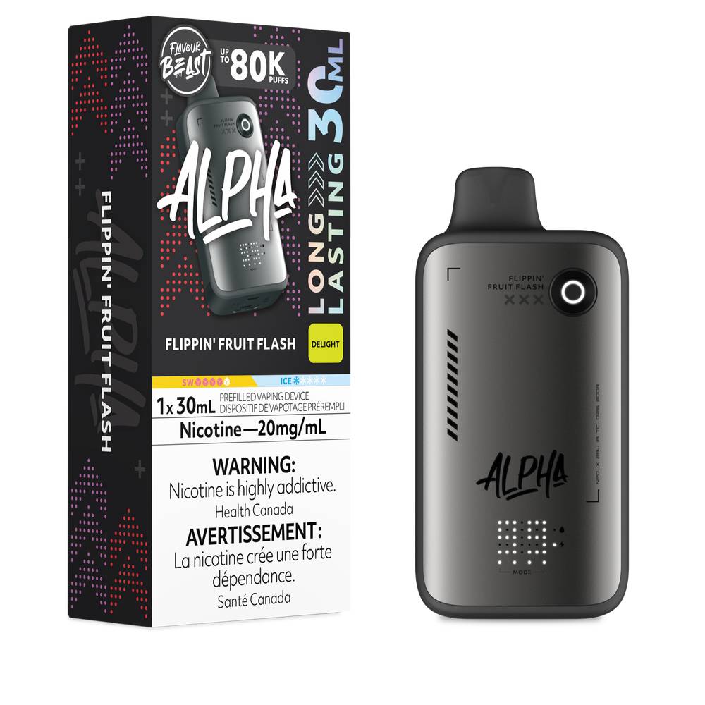 Flavour Beast Alpha 80K Disposable Vape Flippin Fruit Flash