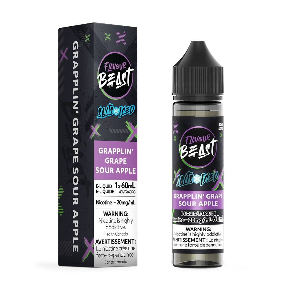Flavour Beast 60 mL Salt E-Liquid Bold Flavors for Pod Systems Super Vape Flavour Beast 60 mL Salt E-Liquid Bold Flavors for Pod Systems Super Vape