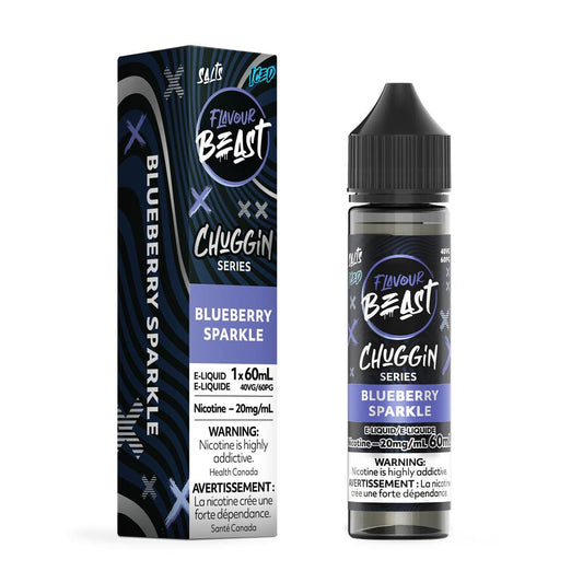 Flavour Beast E-Liquid Nicotine Salt 60mL 20mg Blueberry Sparkle
