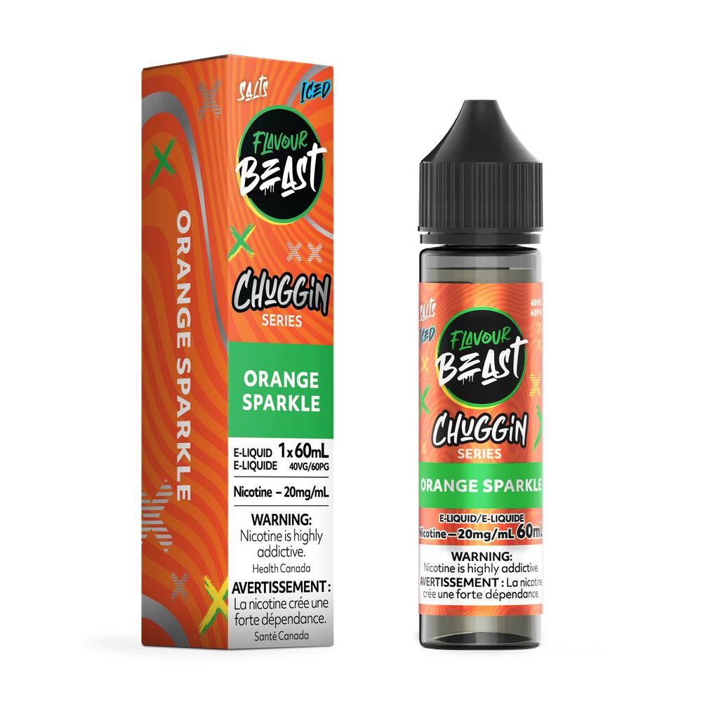 Flavour Beast E-Liquid Nicotine Salt 60mL 20mg Orange Sparkle