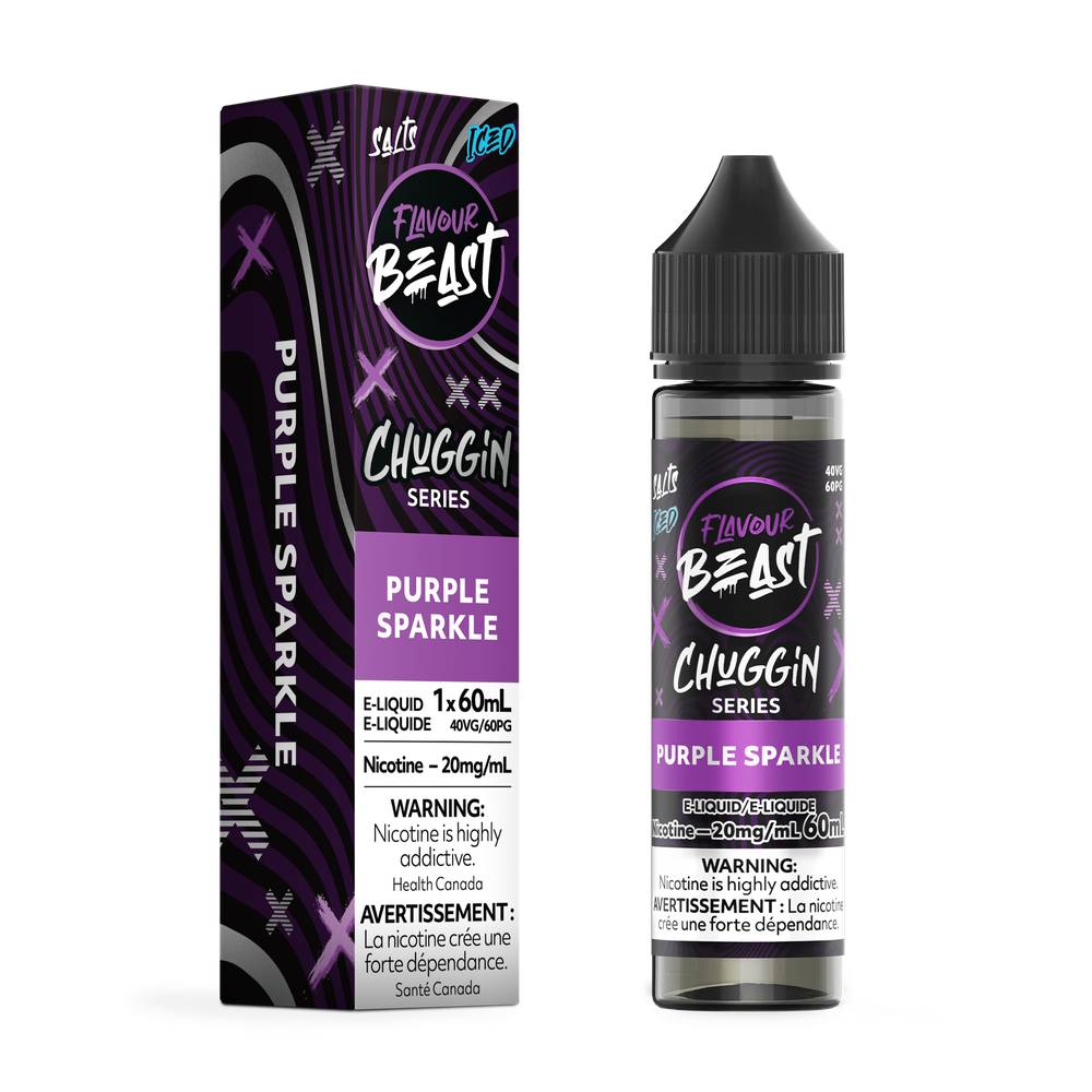 Flavour Beast E-Liquid Nicotine Salt 60mL 20mg Purple Sparkle