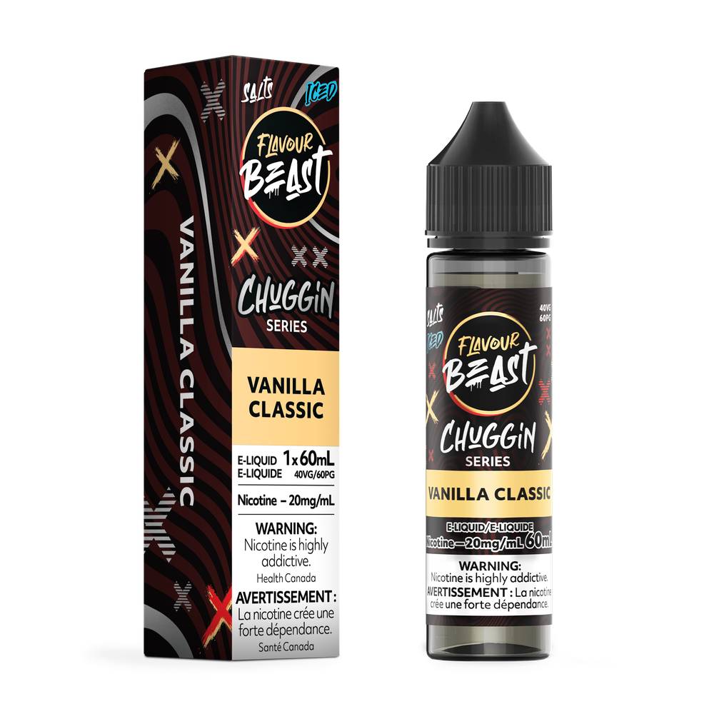 Flavour Beast E-Liquid Nicotine Salt 60mL 20mg Vanilla Classic