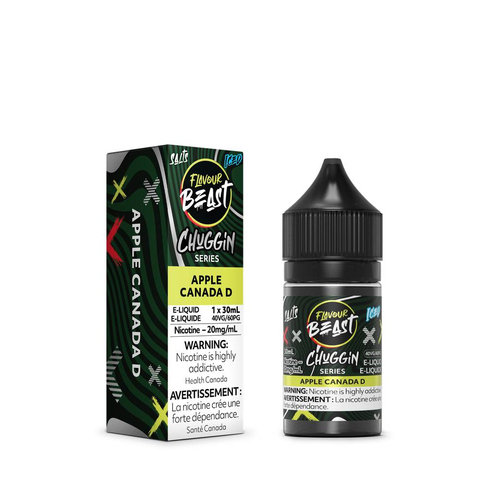 Flavour Beast Chuggin' Iced Nicotine Salt E-Juice 20 mg/mL 30 mL Bottles Super Vape Flavour Beast Chuggin' Iced Nicotine Salt E-Juice 20 mg/mL 30 mL Bottles Super Vape