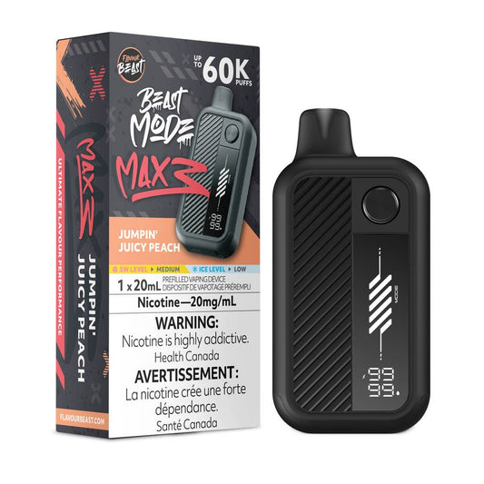 Flavour Beast Beast Mode MAX 3 60K Disposable Vape - Jumpin Juicy Peach