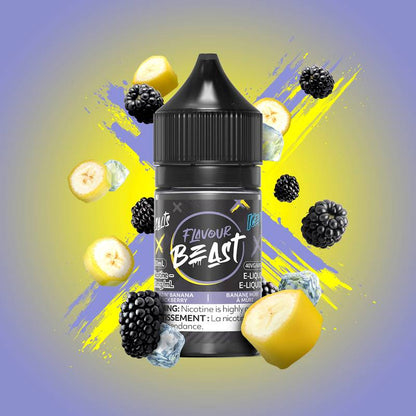 Flavour Beast E-Liquid - Blazin' Banana Blackberry Iced 20mg/30mL