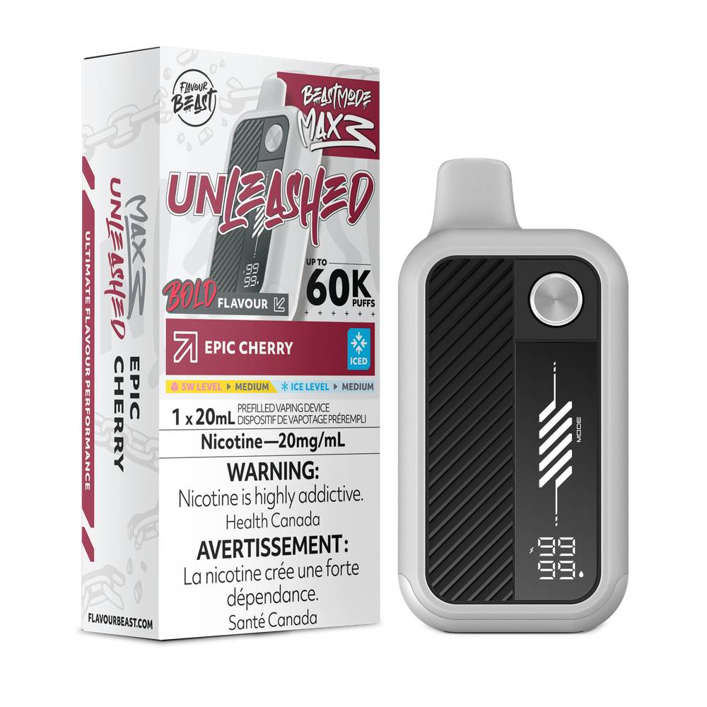 Flavour Beast UNLEASHED MAX 3 60K Disposable Vape - Epic Cherry