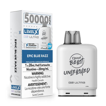 LEVELX_Boost-G2_Unleashed_POD_MAY2025-RENDER-FAM_20mg-EpicBlueRazz