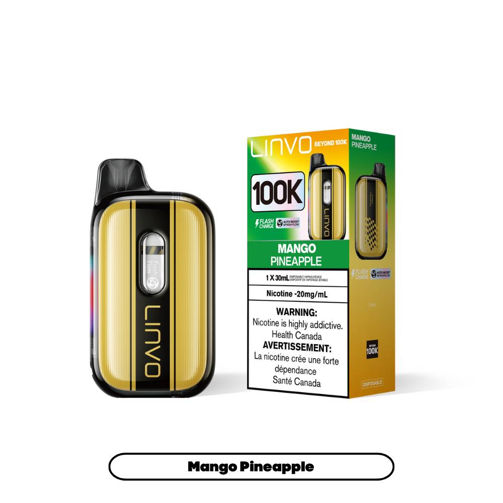 Linvo Beyond 100K Disposable Vape 30mL 100000 Puffs Canada Super Vape Linvo Beyond 100K Disposable Vape 30mL 100000 Puffs Canada Super Vape