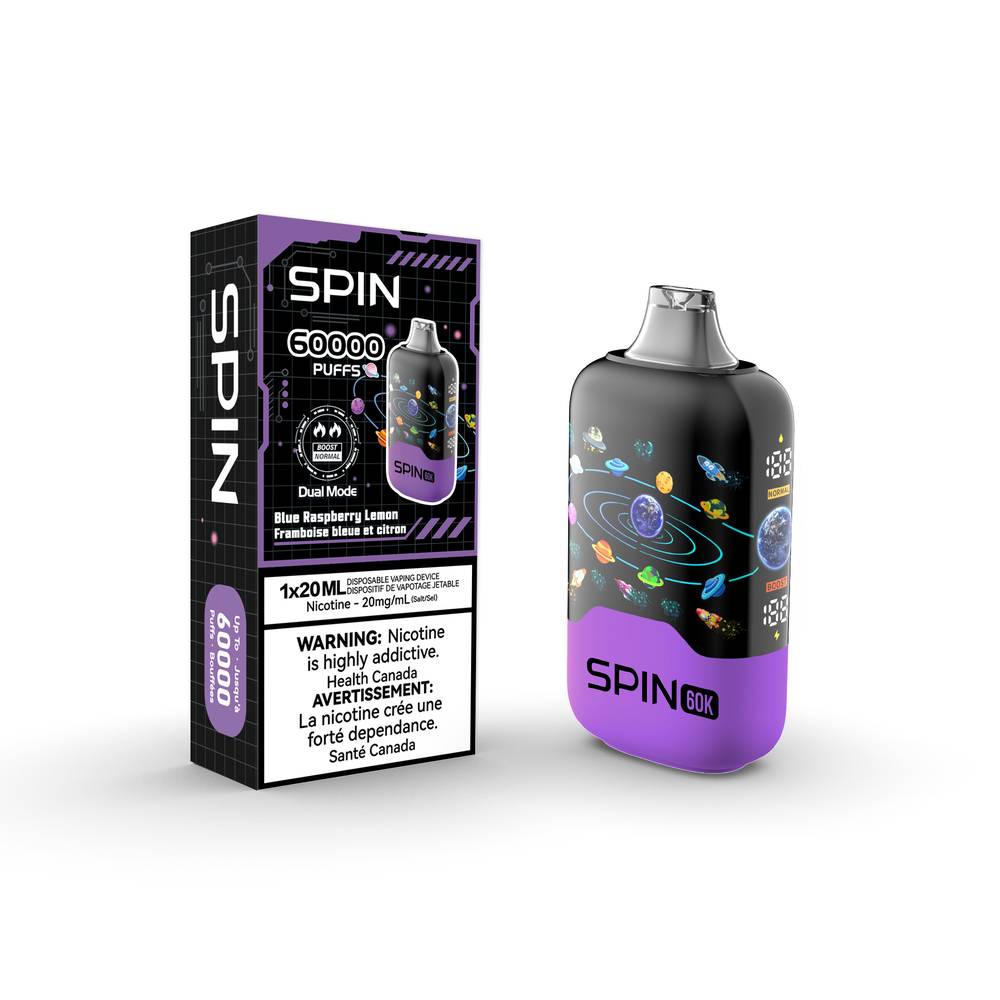 SPIN 60 000 Puffs Disposable Vape Super Vape SPIN 60 000 Puffs Disposable Vape Super Vape