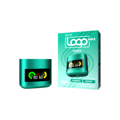 STLTH-LOOP-MAX-CLOSED-POD-DEVICE-GREEN