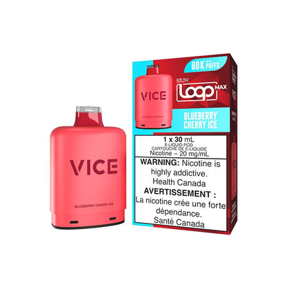 STLTH-LOOP-MAX-X-VICE-POD-BLUEBERRY-CHERRY-ICE