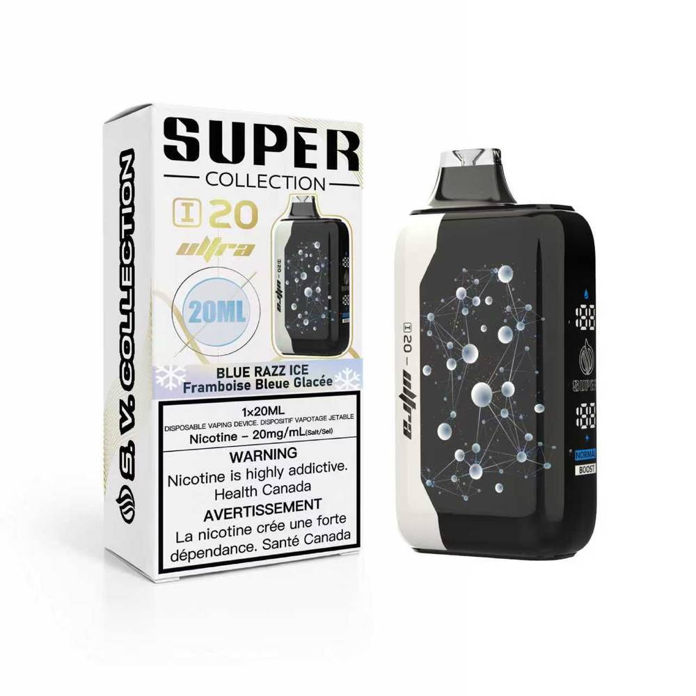 SuperCollectionDisposableVape_blue razz ice