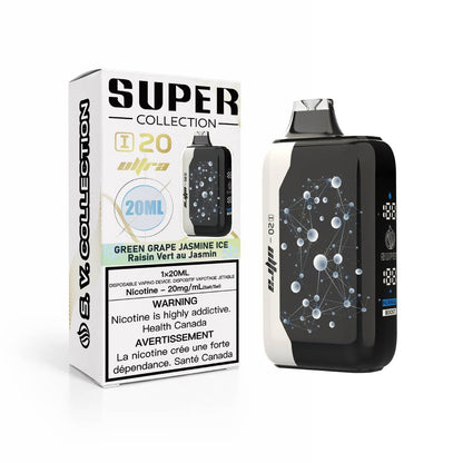 SuperCollectionDisposableVape_green grape jasmine ice
