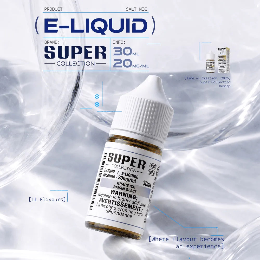 Super Vape Collection E-liquid Nicotine Salt