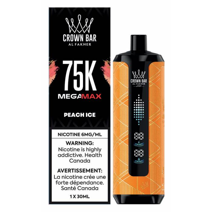 Vape jetable Al Fakher Mega Max 75K Saveur longue dure et vapeur dense Super Vape Vape jetable Al Fakher Mega Max 75K Saveur longue dure et vapeur dense Super Vape