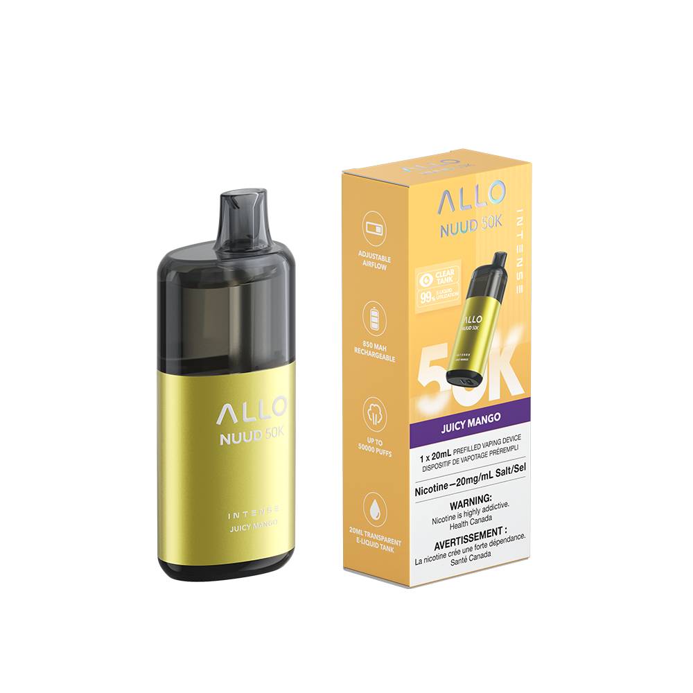 allo vape juice Allo NUUD 50K Disposable Vape – 50,000 Puffs, Long-Lasting – Super Vape