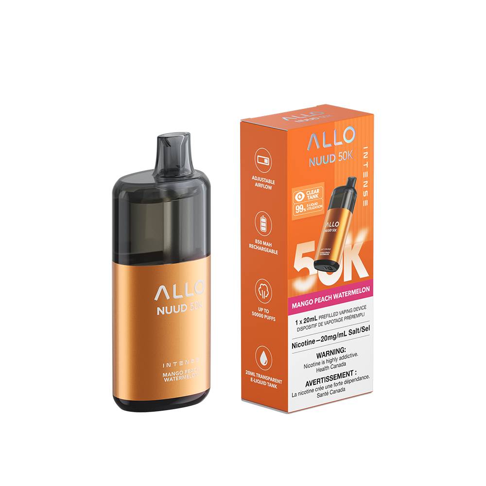 Allo NUUD 50K Disposable Vape 50,000 Puffs, Long-Lasting Super Vape Allo NUUD 50K Disposable Vape 50,000 Puffs, Long-Lasting Super Vape