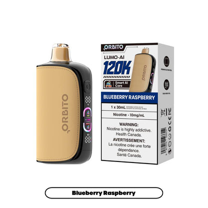 Orbito Lumo AI 120K Disposable Vape Blueberry Raspberry 10mg