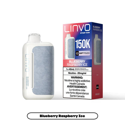 LINVO STAR 150K Disposable Vape - Blueberry Raspberry Ice