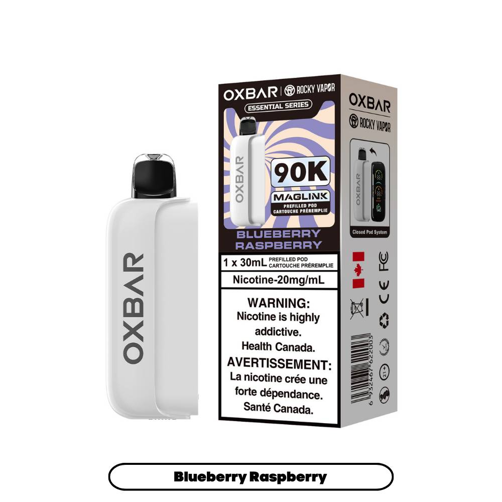 Rocky Vapor Oxbar Maglink 90K Prefilled Pod - Blueberry Raspberry