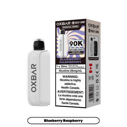 Rocky Vapor Oxbar Maglink 90K Prefilled Pod - Blueberry Raspberry