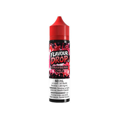 FLAVOUR DROP 20MG 60ML Nicotine Salt E-Liquid Strawberry Chill