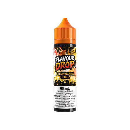 FLAVOUR DROP 20MG 60ML Nicotine Salt E-Liquid Strawnana Chill