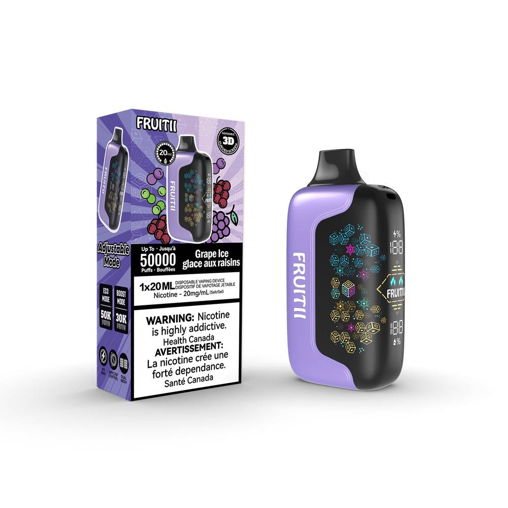 FRUITII 50K Disposable Vape_GrapeIce